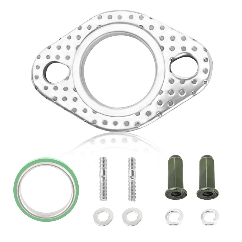 GY6 150cc Exhaust Gasket Kit with Bolt Nuts,Fit GMB139 Engine Moped Exhaust ATV Go Kart Scooter Exhaust with 50cc 70cc 90cc 110cc 150cc,Car Accessories Exhaust Flange Gasket