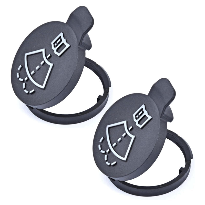 Windshield Wiper Washer Fluid Reservoir Tank Bottle Cap, Replacement for GMC Chevrolet Cadillac Buick - OEM#: 12767700, 13227300 (2 PACKS)