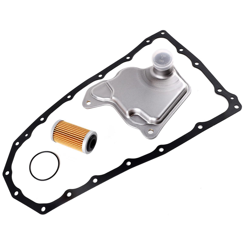 RE0F10D JF017E Transmission Filter Oil Pan Gasket Kit Compatible with Nissan Altima Maxima Quest Murano Pathfinder Infiniti Qx60 Replaces# 31728-29X0D 31726-3JX0A 31726-28X0A (1 filiter oil) 1 filiter oil