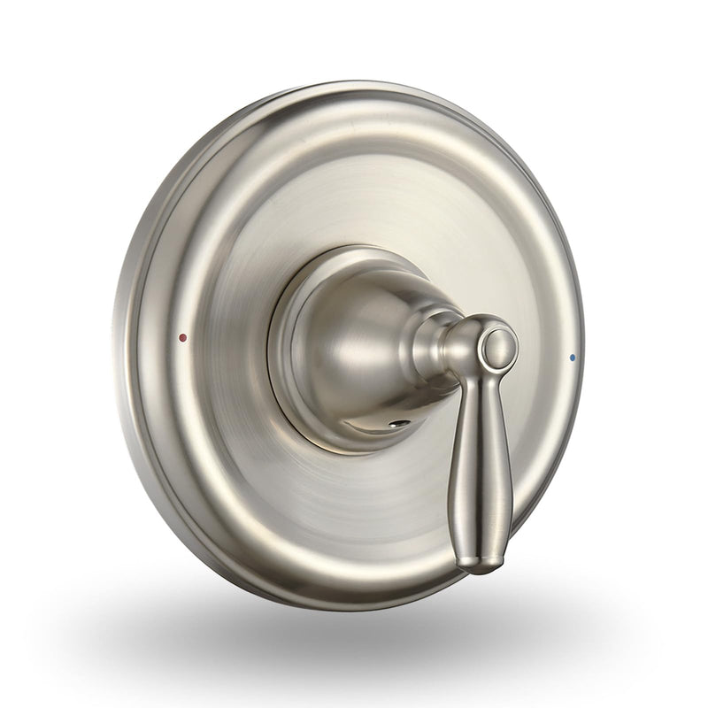 T2151 Pressure Balancing Tub and Shower Valve Trim Kit, Compatible with Moen Posi-Temp Valve Brushed Nickel，6.9 Inch
