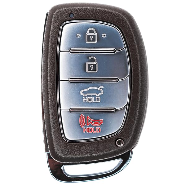 Replacement Smart Key Fob for 2016-2019 Hyundai Elantra 4 Button Key Part Number 95440-F2000 95440-F3000 Fcc CQOFD00120