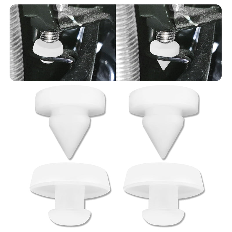 4PCS Brake Pedal Stop Pad of OEM# 46505-SA5-000,Brake Switch Stopper of Multi-Style Compatible with Acura Honda,Standard Brake Light Switch Stopper Tool Kit of Car Accessories