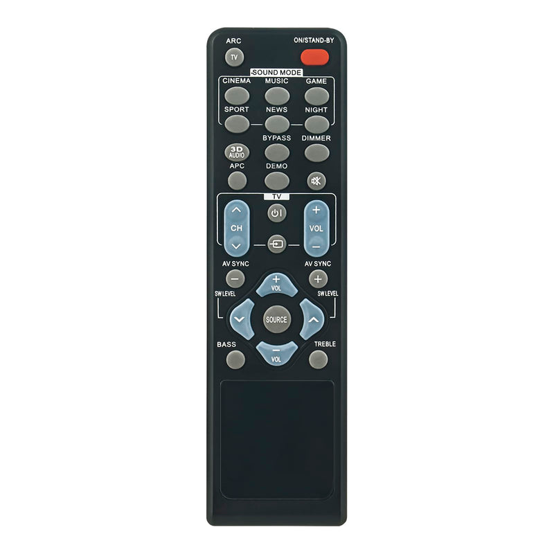 RRMCGA297AWSA Replaced Soundbar Remote Commander fit for Sharp Sound Bar Speaker HT-SB40 HT-SB60 Home Theater System