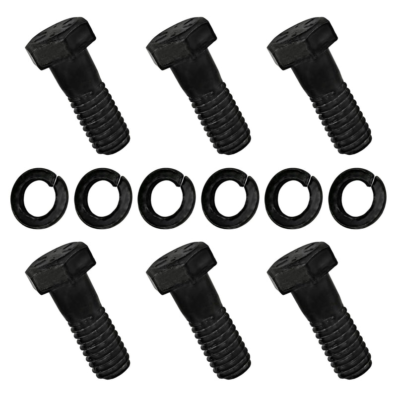 A.A Pressure Plate Clutch Cover Bolt Kit 3/8-16 Replacement for GM, Chevrolet, Chrysler - Borg-Beck/Diaphragm, Black