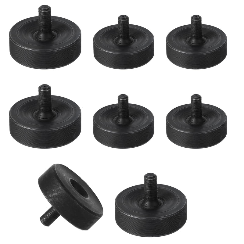 6 Pcs Double Flare Adapter 3/16"+1/4" Brake Line Flaring Tool Kit Stainless Steel Double Flare Tool Car Accessories Brake Flaring Tools Adapter Replacement Head for Brake Lines Fuel Lines