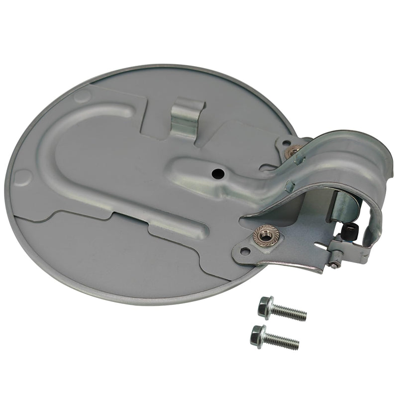 Gas Tank Door Cover Fuel Filler Cap Compatible With 1999-2006 Chevy Silverado 1500 2500 3500, GMC Sierra 1500 2500 3500, Replace 15124080 1054493 0856-029, With 2 Pack Screws