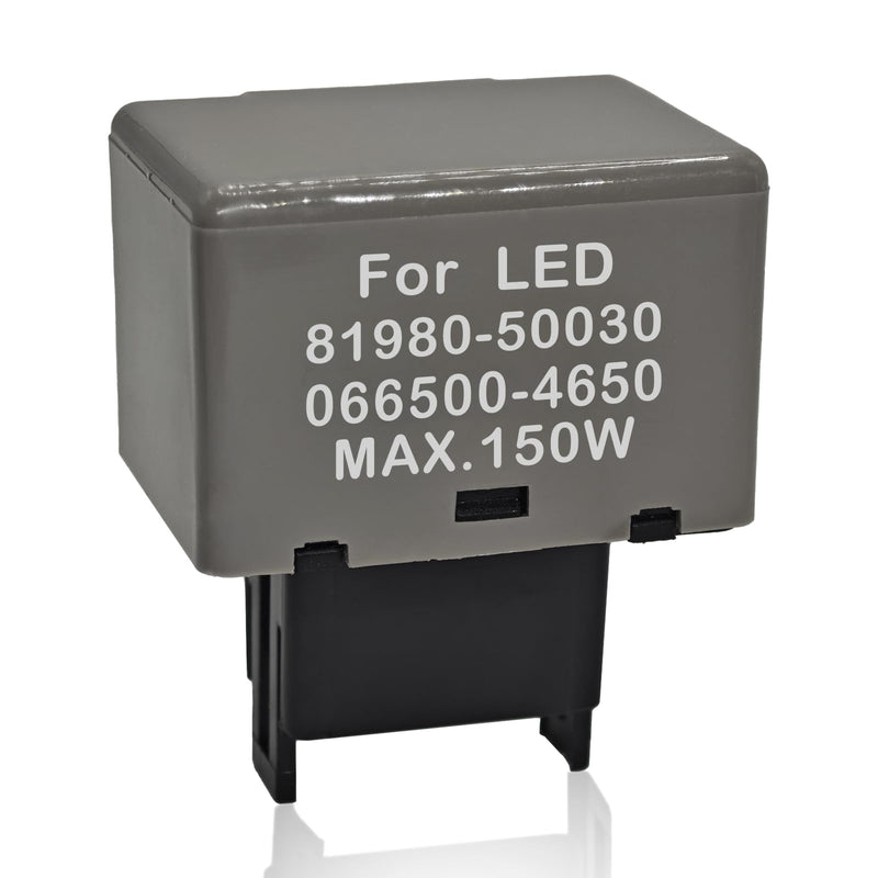 1Pcs LM449 81980-50030 066500-4650 8 Pin LED Flasher Relay - Electronic LED Turn Signal Relay - Compatible with Lexus, Scion, Toyota - Fix Rapid Flashing, LED Turn Signal Issues 1