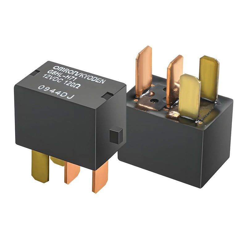 2 PCS Car AC Relay, G8HL-H71-12VDC 4 Pins AC and Starter Relays, Multiple Power Relay Assembly Starter Relays for Driving Lights/Air Conditioning/Fans, Car Accessories 2 PCS