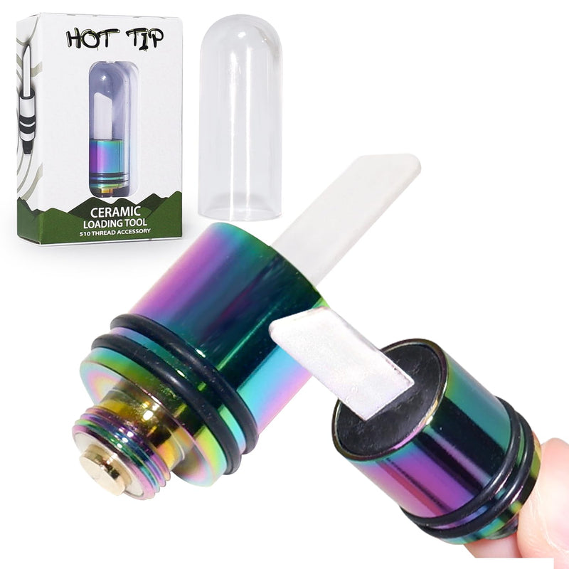 Ceramic heating head, multi-function heating tool 3 seconds fast heating, used for slicing candles, dipping oil, etc. (Mixed color) (1PCS)