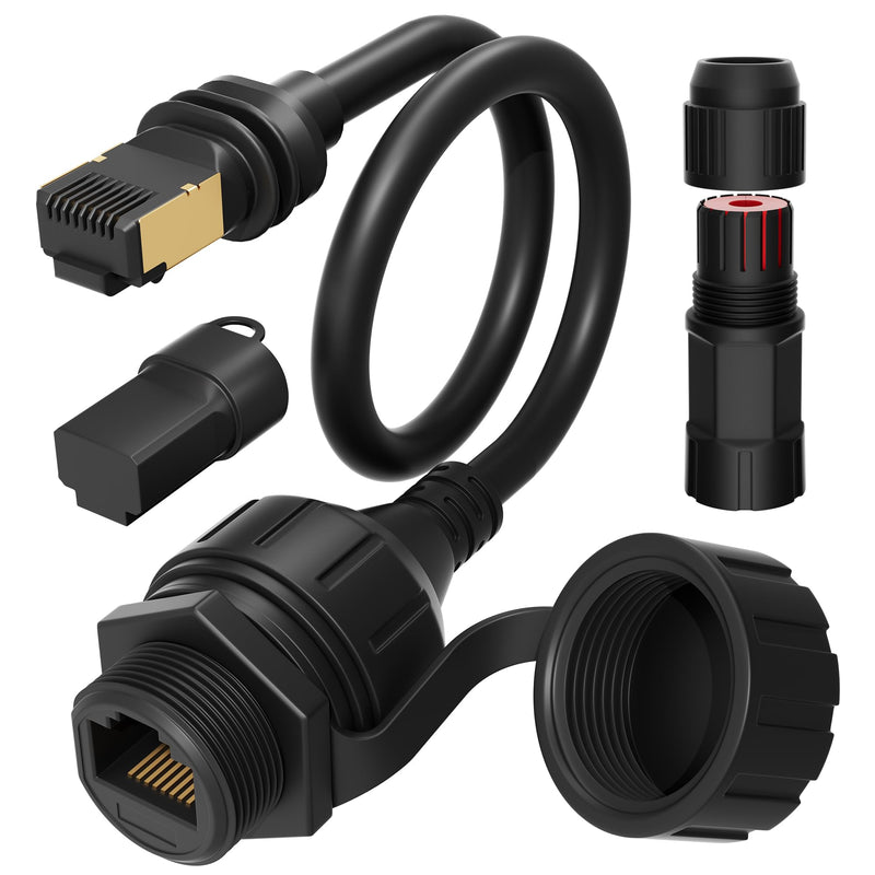Starlink Ethernet Adapter Gen 3/Mini, Starlink Mini Cable Extension to RJ45 Coupler Waterproof Compatible with Starlink Gen 3 Dish and Router (1 Pack) One Port