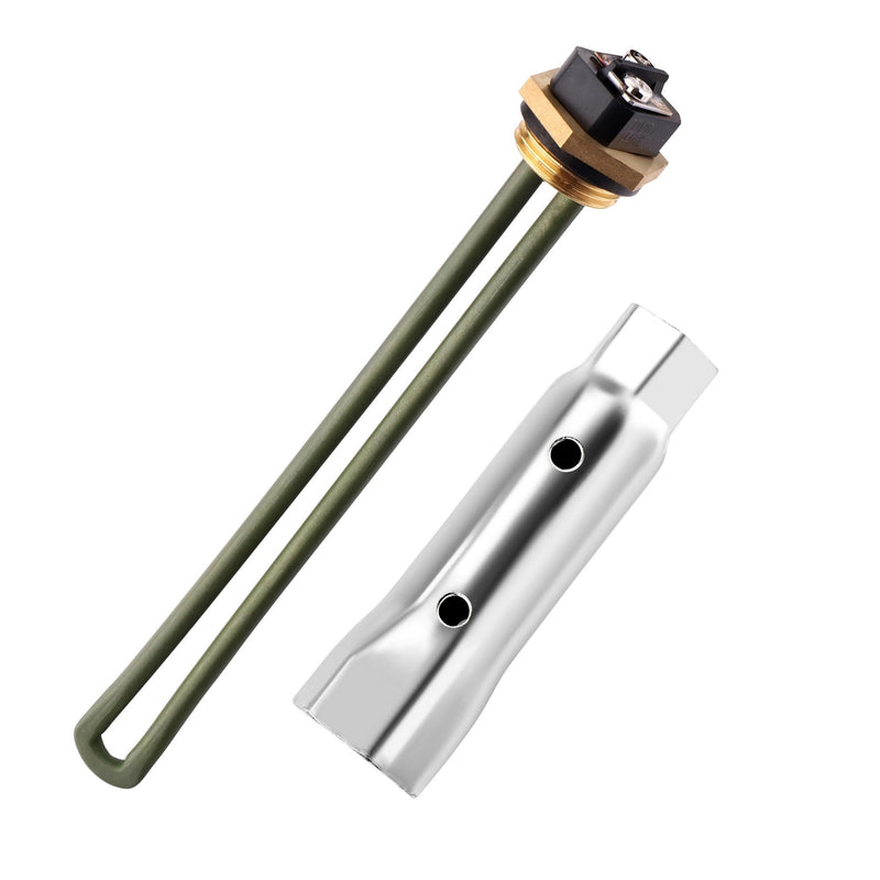 CozyCabin 520900 RV Water Heater Element Kit for Suburban SW4DE SW6DE SW6DEL SW10 SW10DE SW10PE SW12DE SW12DEL Suburban Rv Water Heater Parts, 120V 1440W, Heating Element with Wrench Socket Model-B