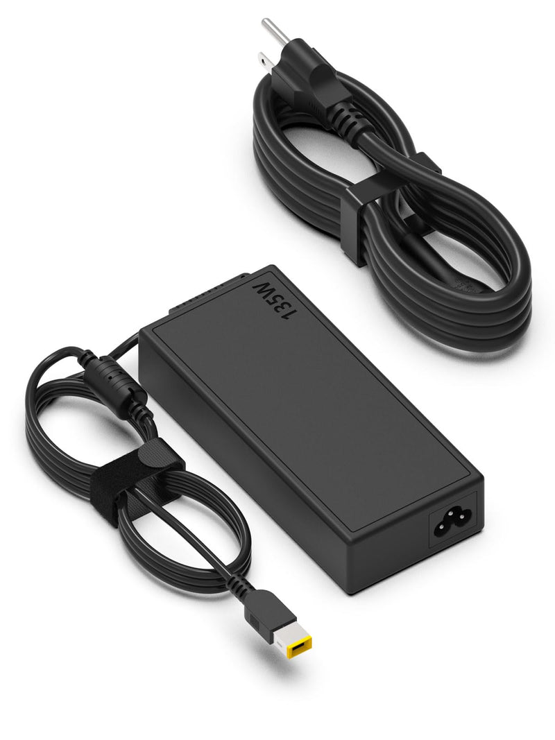 Replacement Lenovo 135w Charger Lenovo Thinkpad X1 Extreme L440 L450 L460 P50s P51s T431s T440 135w AC Adapter Slim Tip Compatible with 4X20E50558 Thinkpad Docking Station 40AF0135US