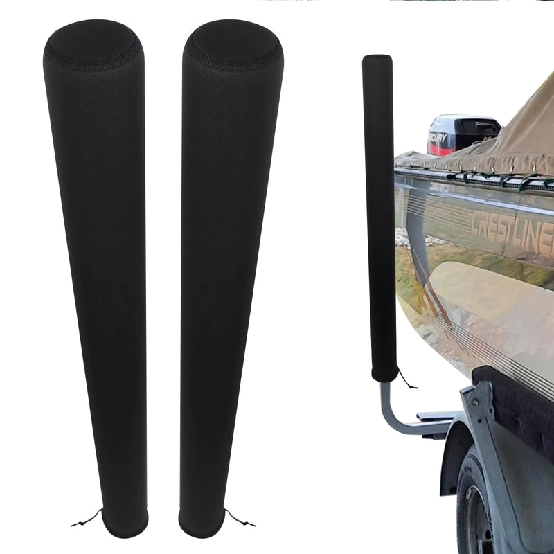 Boat Trailer Guide Pole Cover, 2 Pcs Neoprene Heavy Duty Marine Trailer Guide Protective Cover for Jet Ski Boat Sailboat Trailer 48 Inch