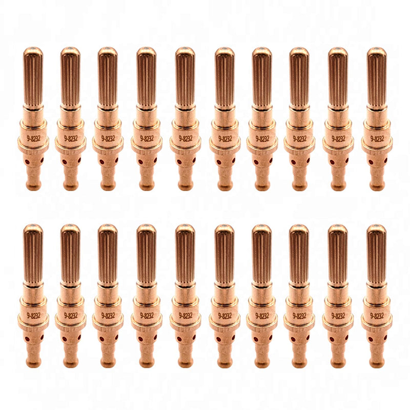 20Pcs 9-8232 Plasma Electrode Fit for Thermal Dynamics SL60/SL100 Cutting Torch Consumable 9-8232 20Pcs