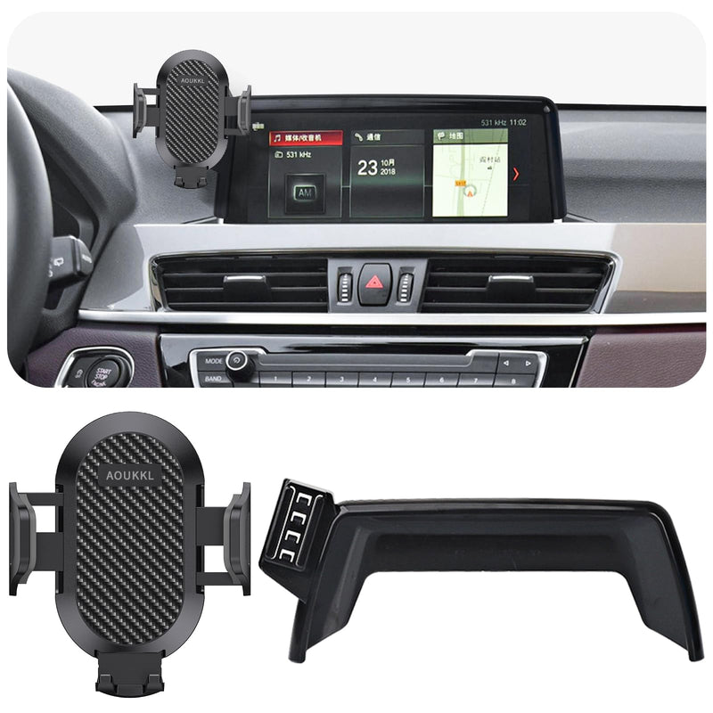 Car Phone Holder Fits for BMW X1 2016-2022/X2 2018-2023 Accessories(Only fit for 8.8-Inch Screen),Thick Cases Friendly,Cell Phone Mount for 4.7-7 in Phones X1 2016-2022/X2 2018-2023(8.8 in Screen)
