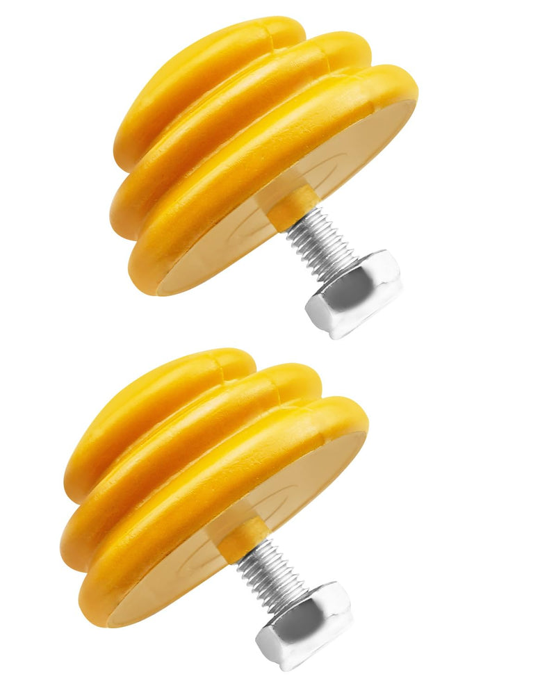 Bump Stop Kit Fit for Belltech 4922 Chevrolet GMC K1500 Suburban 1992-1999, 1.25" x 2.5" Bumper Absorber with Threaded Stud, Polyurethane Jounce Bumper 2 Pack 1.25" x 2.5"