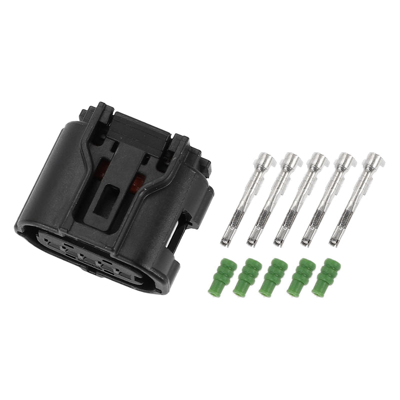 MAF Sensor Connector Plug No.9098012292 Inner Female Wire Terminal Connector for Toyota Plastic Black
