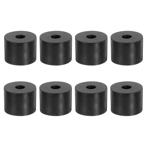 uxcell 8Pcs 1-5/8" OD x 1/2" ID x 1-1/8" Thick Round Rubber Washers Flat Rubber Spacer Bushing for Home Appliances Cars Boat Accessories 1-5/8" OD x 1/2" ID x 1-1/8" Thickness 8