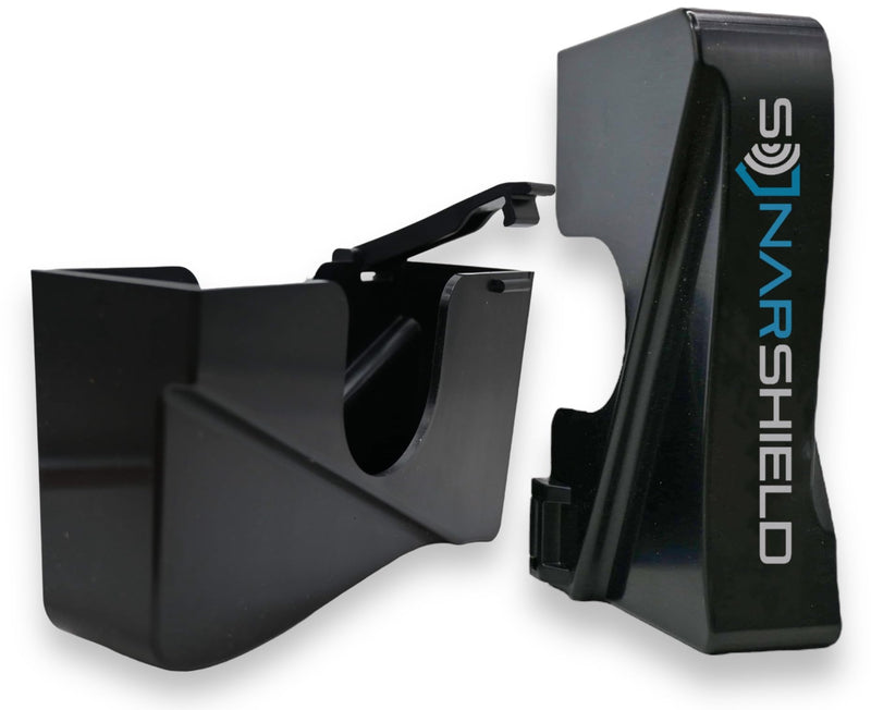 Sonar Shield Transducer Cover for Garmin LiveScope Plus LVS34 – Pro Series Impact-Resistant Travel Case