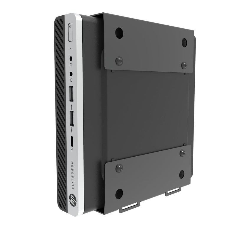 JINGCHENGMEI Wall Mount Compatible with HP EliteDesk, ProDesk, Mini Desktops - Steel Mount for Wall, Under Desk or VESA