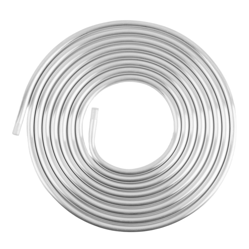 OD 5/16" Fuel Line Aluminum Tubing,16Ft 5/16" Steel Fuel Line for Hard Metal Fuels Lines/Gas Lines Replacement,Cuttable Car Accessories for Fuel/Transmission Systems (5/16" OD - 16FT) 5/16" OD - 16FT