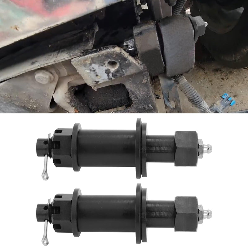 for Peterbilt 379 Accessories Engine Hood Hinge Pivot Bolt Kit Bushing Kit Upgrade Greaseable Hood Hinge Bolt Kit Fits for Peterbilt 357 378 379 388 389 Parts Replace for 23-15273 13-04726 13-04727