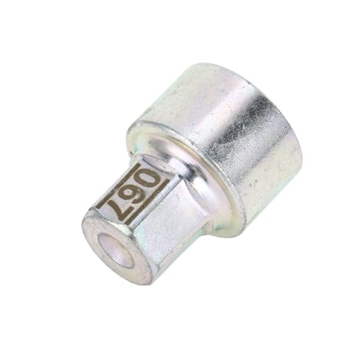 Vehicle Wheel Lock Lugnut - 067 Anti-theft Screw Nut Removal Key Socket - for BMW MINI COOPER Zinc Plated Alloy Steel Silver Tone - 1 Pc #067