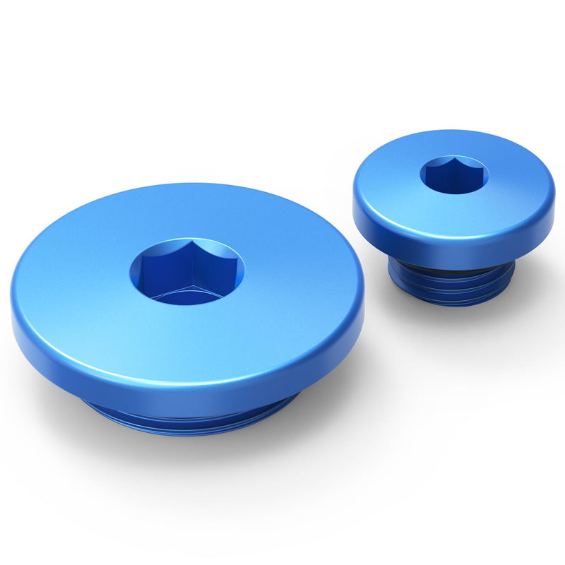 NICECNC Aluminum Engine Crankcase Cover Plugs Kit Compatible with Yamaha YZ450F 2006-2009 YFZ450 2004-2009 YFZ450 2012-2013 WR250F 2003-2014 WR450F 2003-2015
