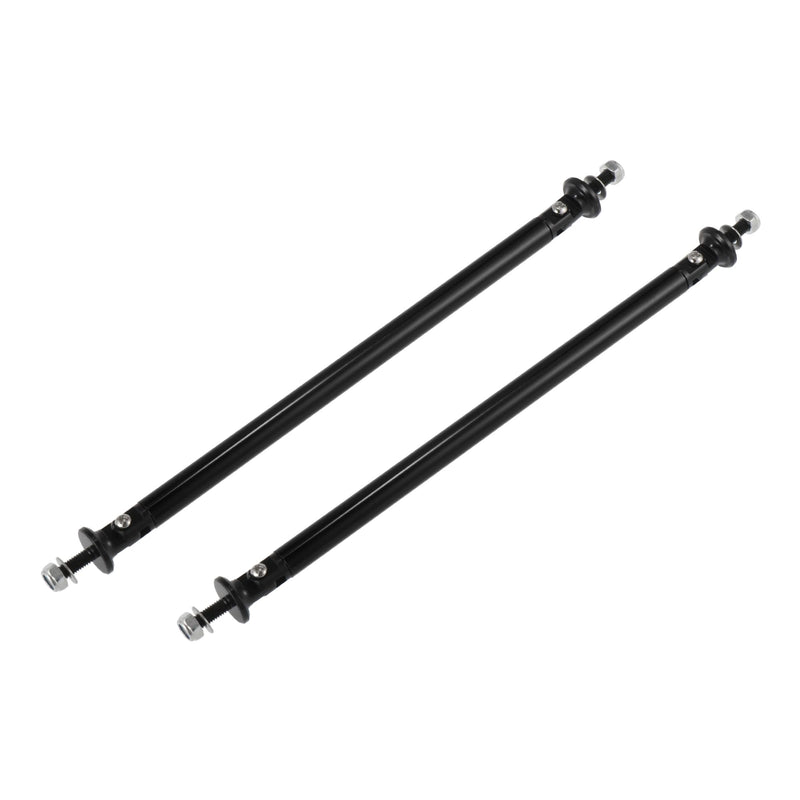Motoforti 2pcs 200mm 7.87" Splitter Support Rods Adjustable Front Rear Bumper Lip Splitter Strut Rod Tie Support Bars Fit Most Vehicle Black Long-Lasting