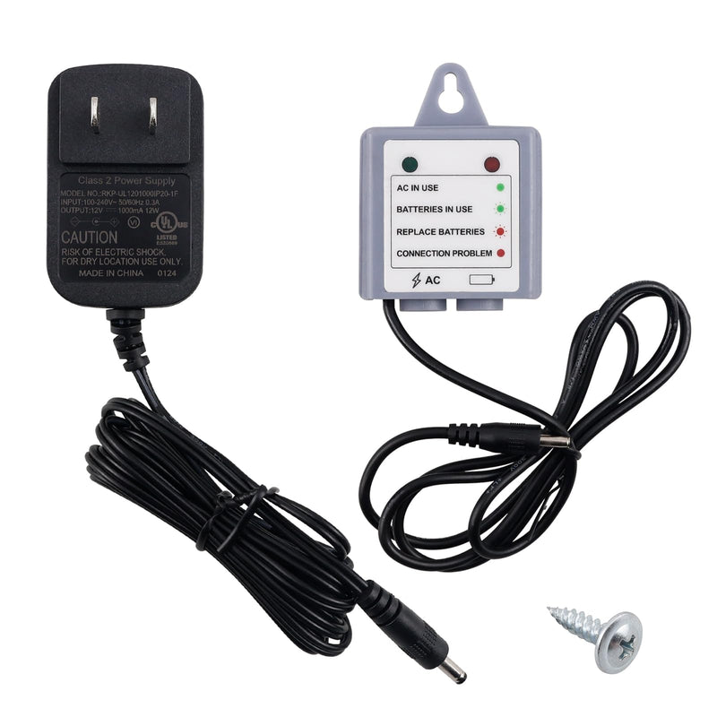 169031 AC Power Cord Adapter Kit, Compatible with Moen MotionSense, MotionSense Wave and U by Moen Kitchen Faucets, Dual Power Source for 7594E, 7185E, 7565E, S72308E Series Faucets
