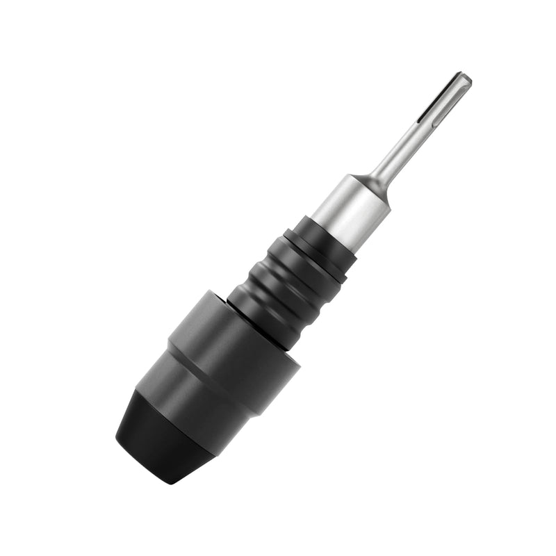 SDS-Plus to SDS-Max Adapter for Rotary Hammers - 8-1/4 Inches Long Black Alloy Steel Adapter Standard