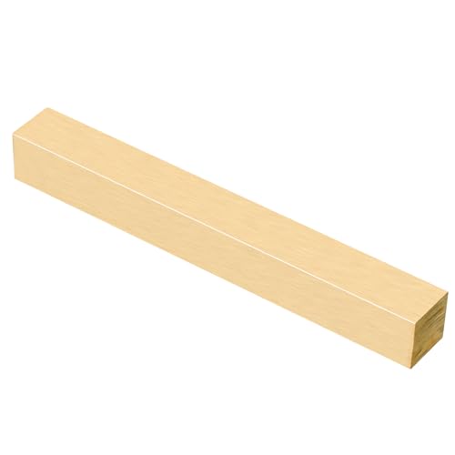 PATIKIL 3/4 x 3/4 x 6" H59 Brass Square Bar, Solid Square Mill Stock for Crafting Maintenance Electrical Architectural Decoration, Brass 3/4 x 3/4 x 6" 1