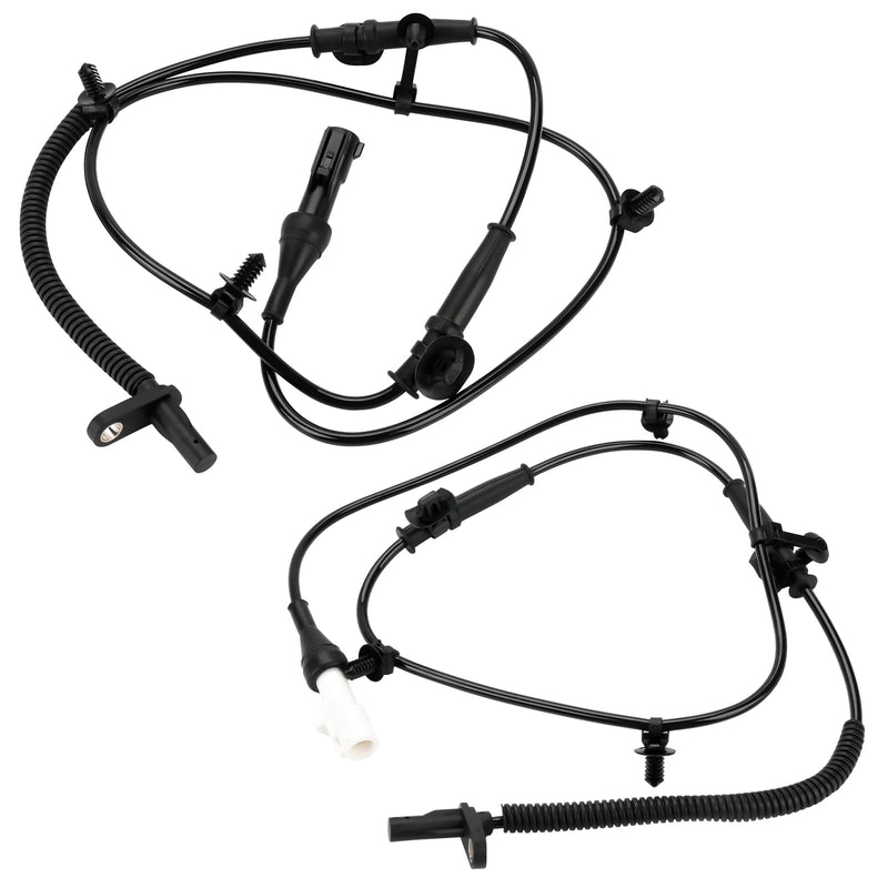 2 Pcs ABS Wheel Speed Sensors Compatible with Ford Edge 3.5L V6 2007 2008 2009 2010 2011 2012, Lincoln MKX V6 2007 to 2012, Front Left & Right abs Sensors, Replacement for 7T4Z2C205A, DT4Z2C204A