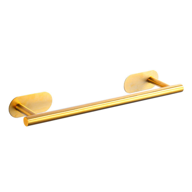 SEIDO Adhesive Towel Bar, 16 Inch Gold Towel Bar for Bathroom, Stainless Steel Towel Racks for Bathroom, No Drilling Needed, Brushed Gold 13"L Gold Adhesive Bar