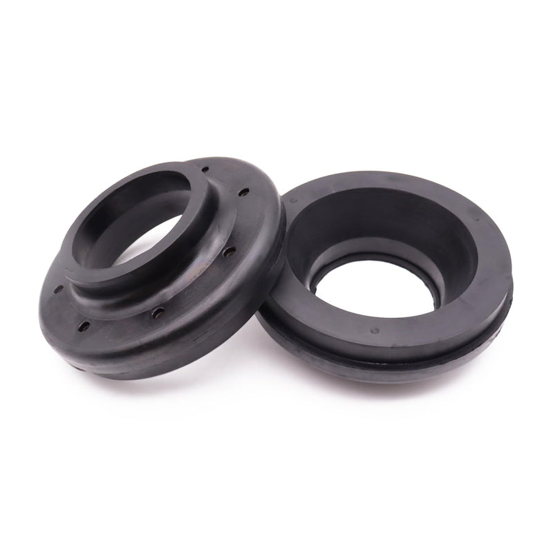 Front Upper Coil Spring Insulators, Coil Spring Isolators Compatible with 1984-2001 Cherokee XJ, 93-98 Grand Cherokee ZJ, 97-06 Wrangler TJ, 86-92 Comanche MJ, 84-90 Wagoneer (Front Upper) Front Upper