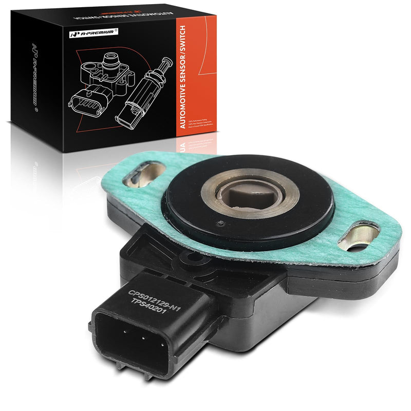 A-Premium TPS Throttle Position Sensor Compatible with Acura RSX 2002-2006 & Honda CR-V CRV 2001-2008, 2.0L 2.4L - Replace# HAJT6HRK, 16402REJW01