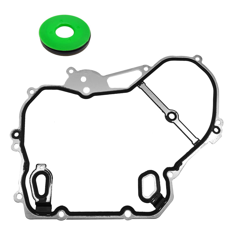 Timing Cover Gasket Set - Compatible with 2002-2016 2.0L 2.2L 2.4L Chevy Cobalt Captiva Sport HHR Impala,GMC Terrain,Pontiac G5 G6 Buick Regal, Verano, Replace# TCS46079, 24435052