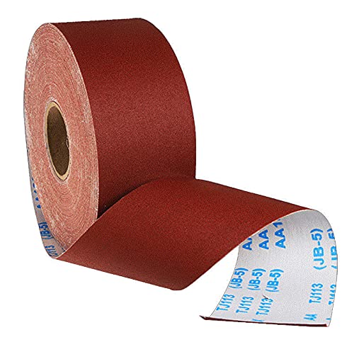 1000 Grit Sandpaper Roll, 5 metres x 115 mm Aluminum Oxide Emery Cloth Abrasive Paper Roll for Metal Grinding, Wood Sanding, Furniture Finishing, Automotive Polishing 5 Metre 1000 Grit