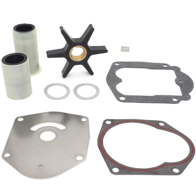 QuickMarine 821354A2 Water Pump Impeller Repair Kit for Mercury Marine 25-50 HP Outboard Motors Replacement 46-821354A2 Sierra 18-4531 Boat Engine Mercury 25-50 HP