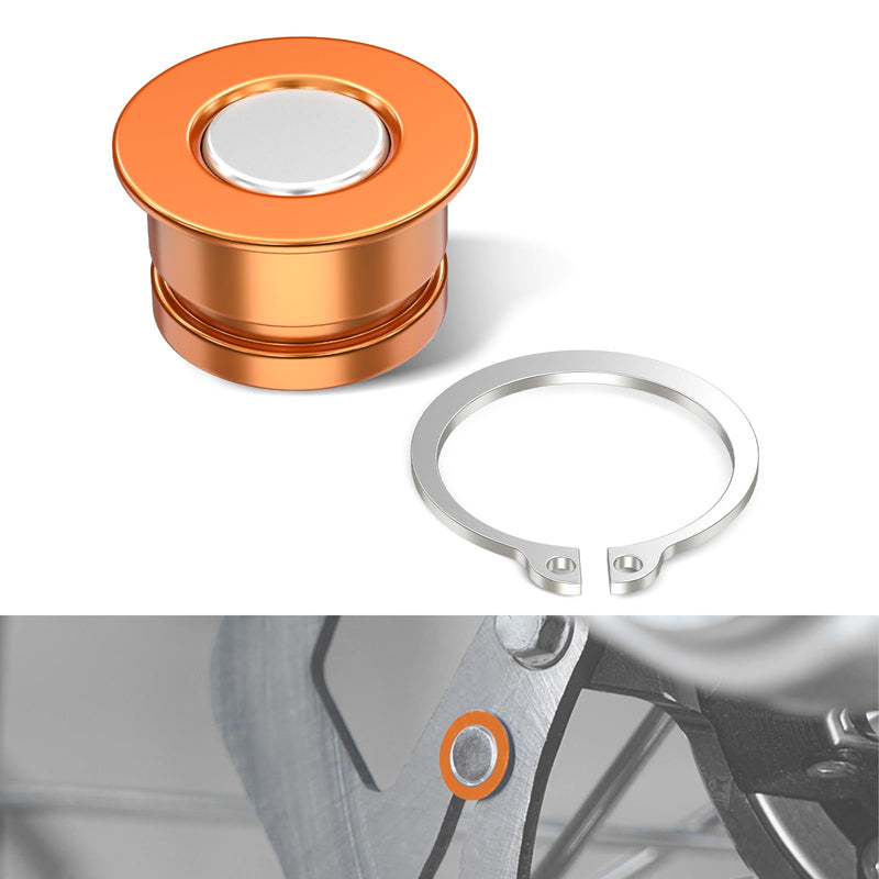 NICECNC Motorcycle Odometer Magnet Kit Replacement Compatible with KTM 125-530 XC XC-W XCF-W 2003-2023,Compatible with Husqvarna 125-501 TE FE FE I 2014-2023,See Fitment orange