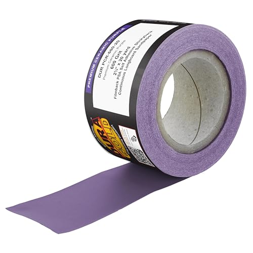 Dura-Gold 600 Grit PSA Purple Film Ceramic Longboard Sandpaper 20 Yard Roll