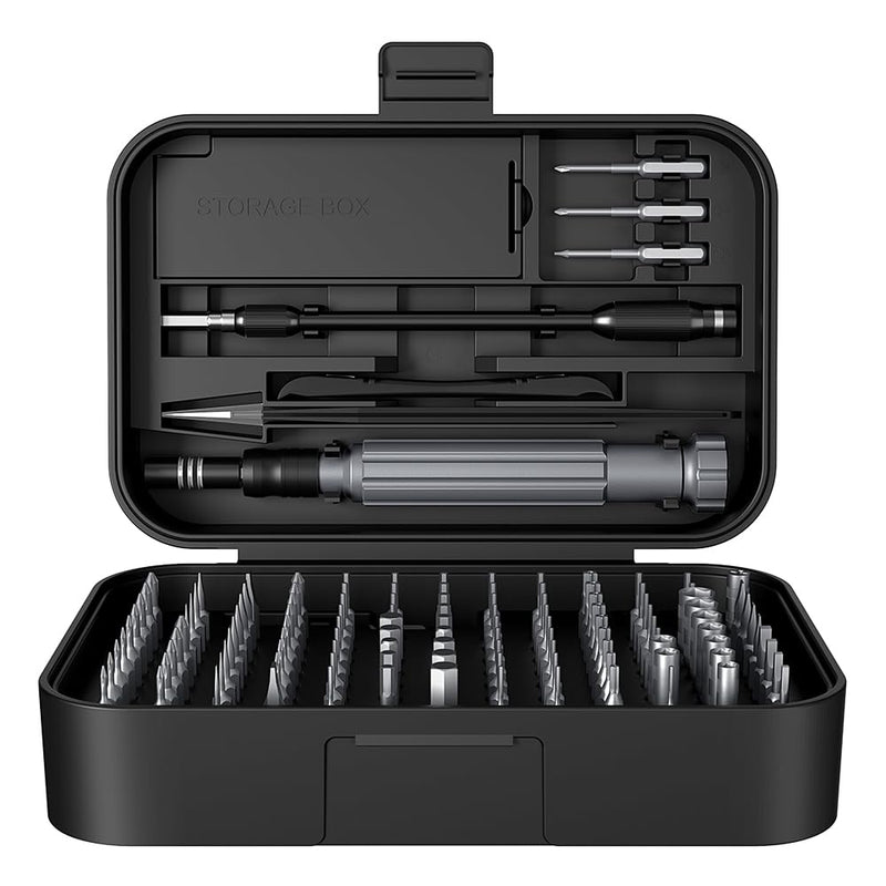 Precision Screwdriver Set, 150 in 1 Electronics Tool Kit with 120 Bits Magnetic Screwdriver Set & 30-bit Tool Set Handy Repair Tool for Computer Phone Watch Camera Laptop, Black