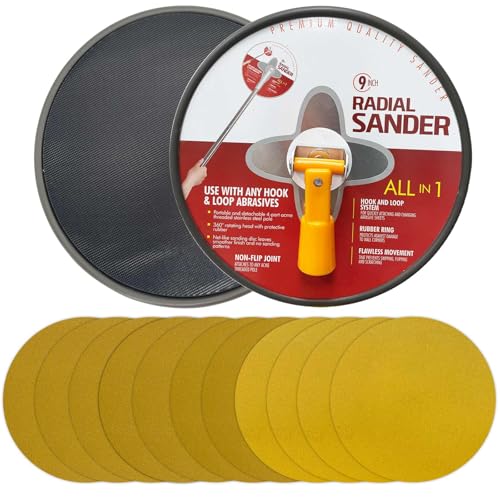 Drywall Sander 9 Inch Radial Round Sander Set 9'' Drywall Sander A Set