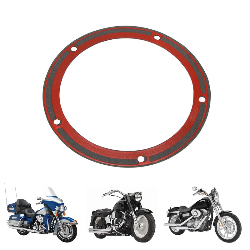 5 Holes Derby Cover Gasket Twin Cam 25416-99X for Dyna Touring Softail FLSTF FXD Electra Road Glide Road King Motorcycle