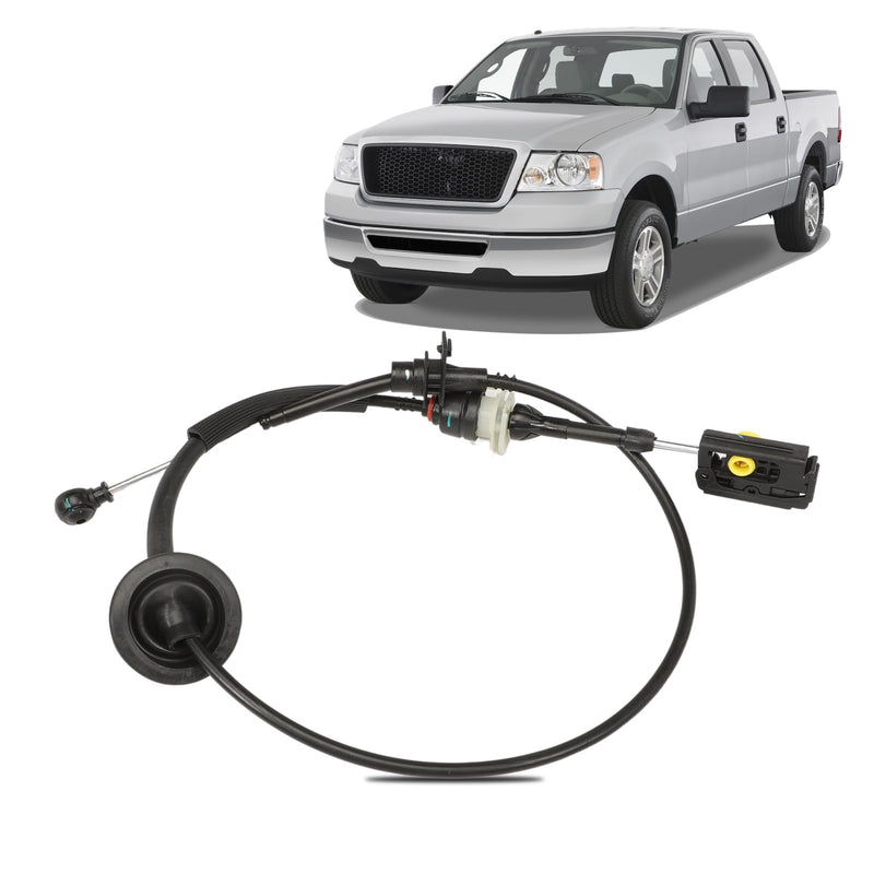 Automatic Transmission Shift Cable Compatible with F-150 F150 2005-2008 4.6L 5.4L V8 Replacement for 5L3Z7E395BA 5L3Z-7E395-BA Console Gear Shifter Control