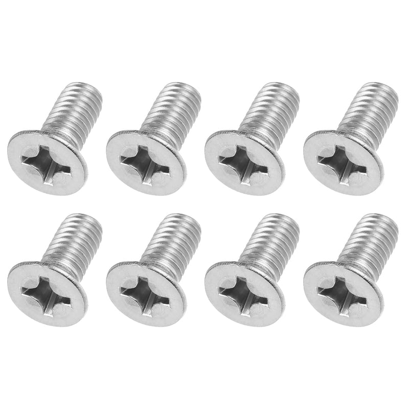 Mandark 8PCS Stainless Steel Car Screw Rotor Brake Disc Retaining, OEM#93600-06014-0H Auto Retaining Screws Replacement for Front and Rear Rotor, Compatible with Civic, Accord, Odyssey 8 Pcs