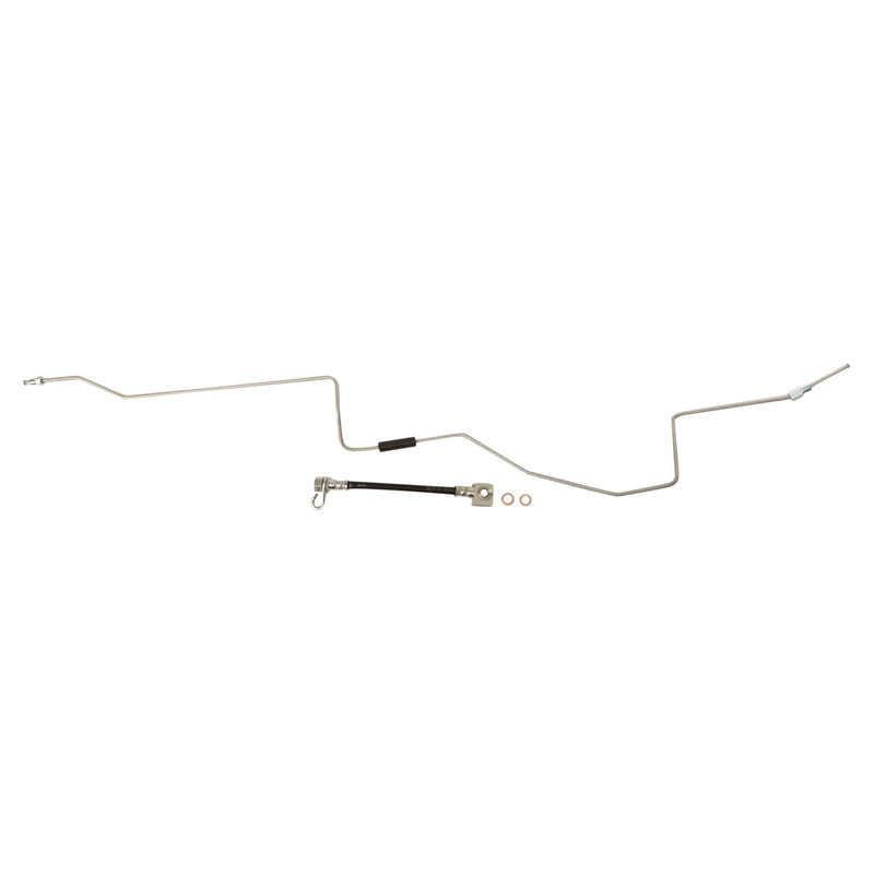 TRQ Rear Right Brake Hose Compatible with 2002-2008 Dodge Ram 1500