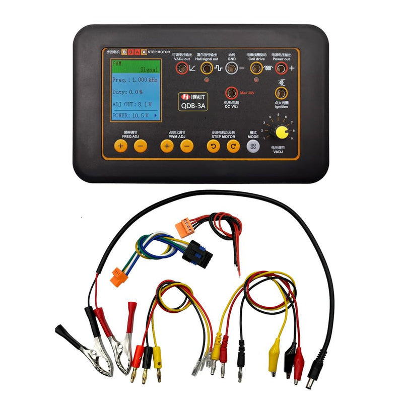 Car Ignition Coil Tester,ROYHH QDB-3A Drive Automobile Ignition Coil Tester Injector Solenoid Valves Idling Stepper Motor Instrument Car Fault Detector Solenoid Valves Tester