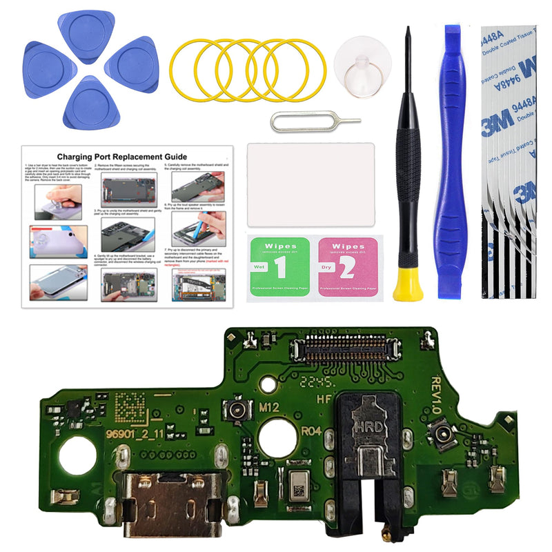 Charging Port Replacement Kit Compatible with Galaxy A14 5G US Version, Dock Board USB-C Connector Only for A14 5G SM-A146U/U1/W/P, with Instruction Manual, Toolkit