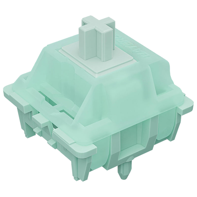 Gateron Mint Switches for Gaming Mechanical Keyboard,5 Pin 55gf Dual-Stage Spring Pre-lubed Linear Switches for Gaming and Office(SMD,108Pcs) 108Pcs SMD Lamp